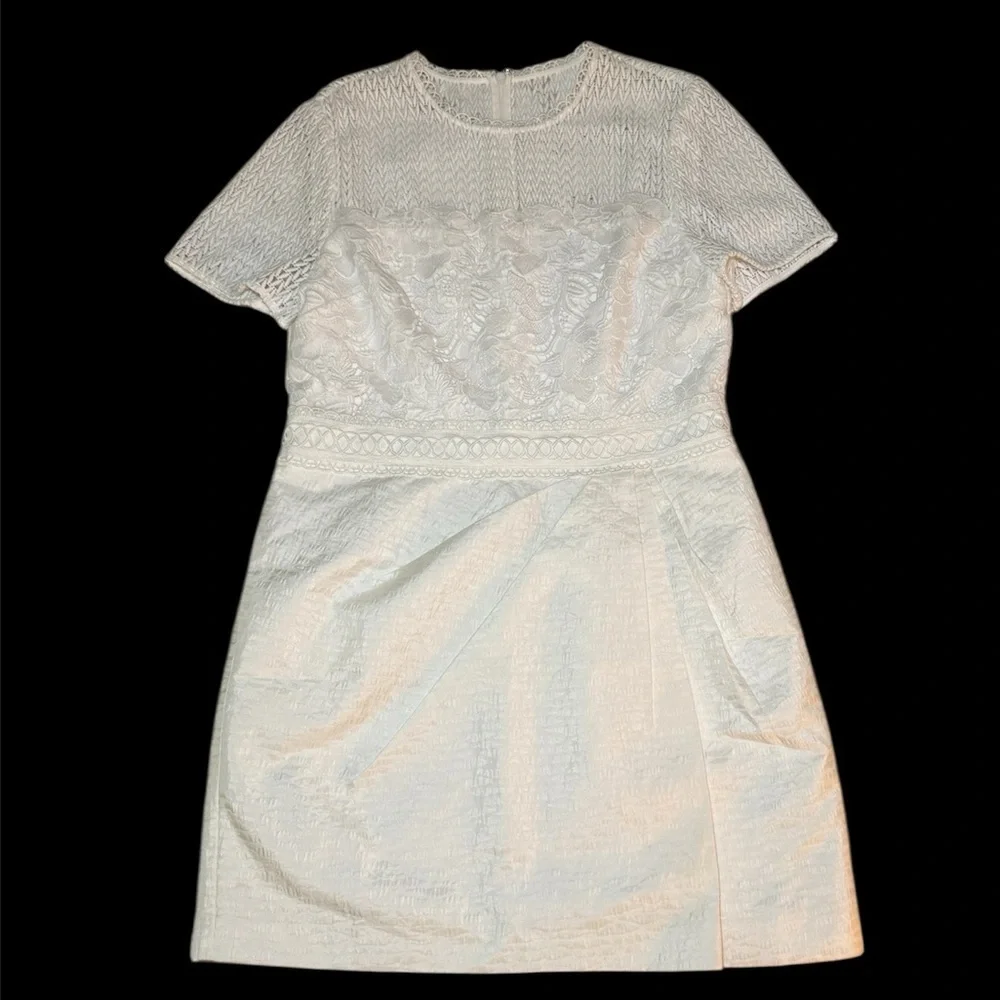 Reiss Freyda Short Sleeve Lace Dress Size 12 PLEASE READ